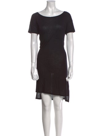 T by Alexander Wang Bateau Neckline Knee-Length Dress