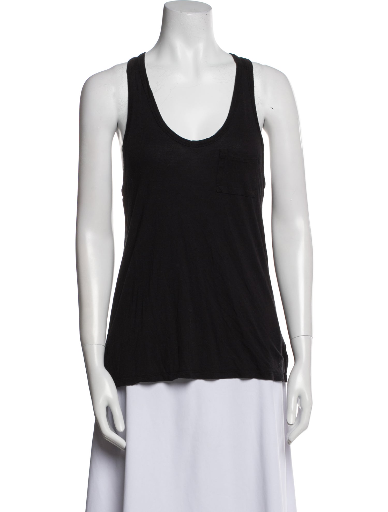 T by Alexander Wang Scoop Neck Sleeveless Top