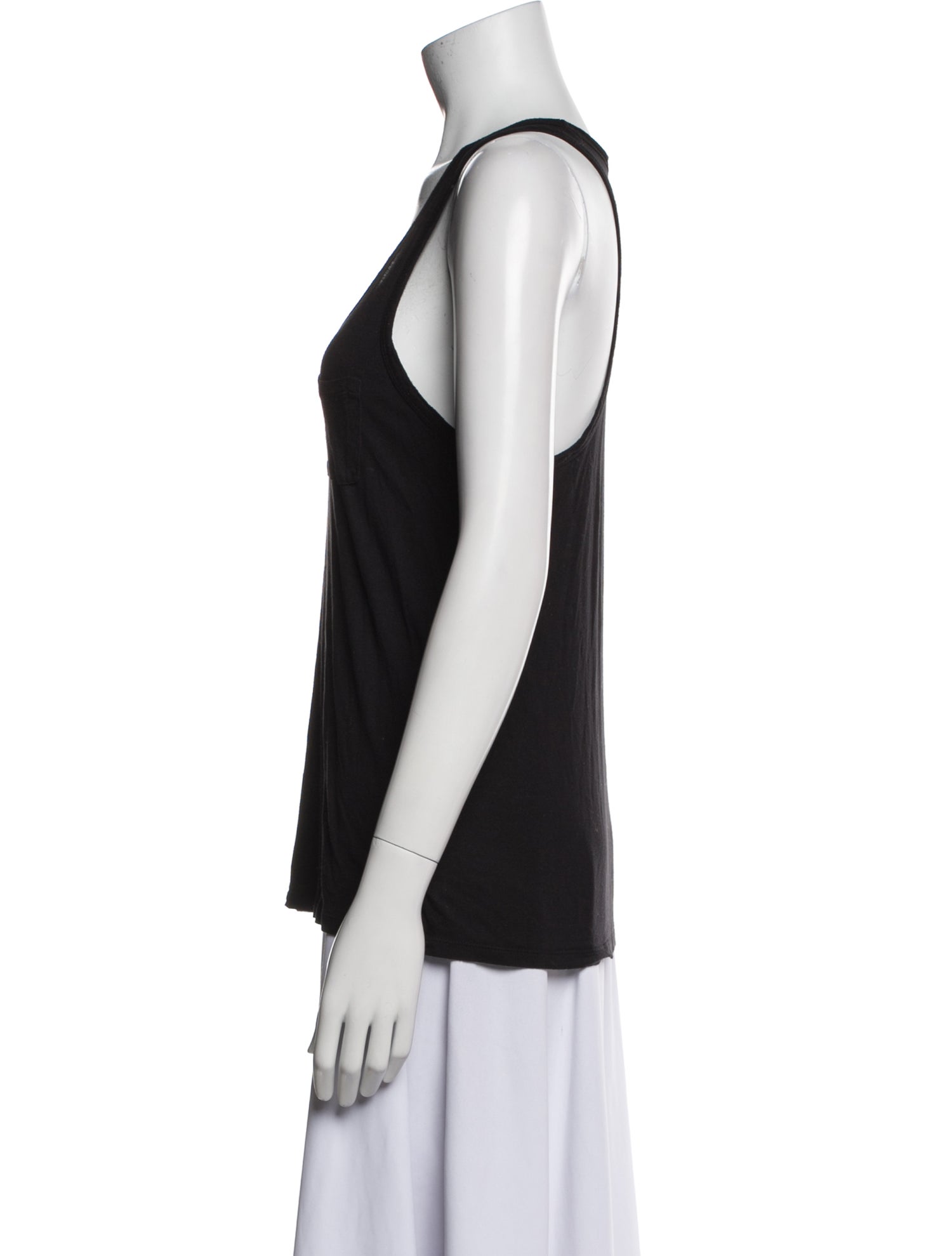 T by Alexander Wang Scoop Neck Sleeveless Top
