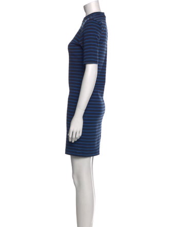 T by Alexander Wang Striped Mini Dress