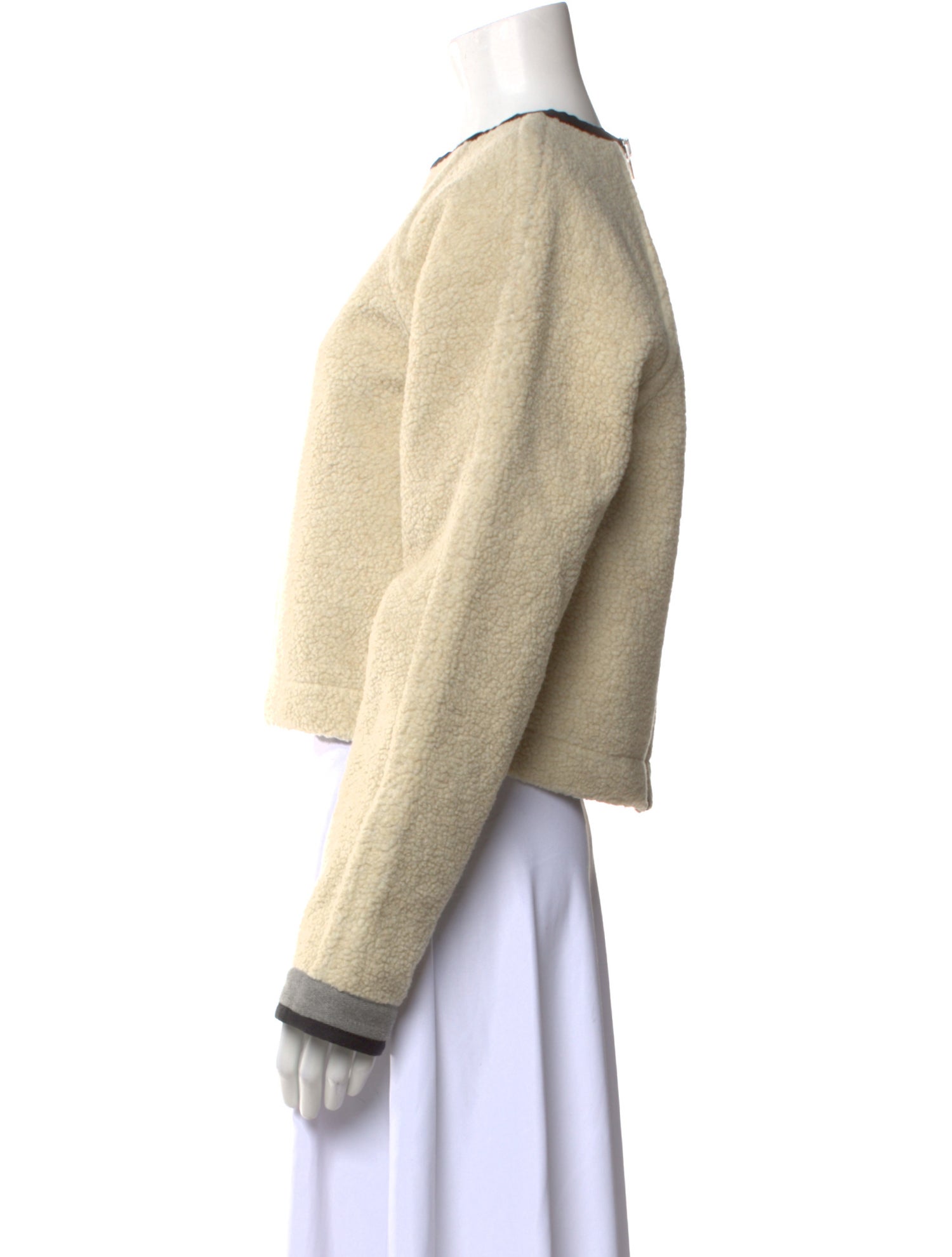 T by Alexander Wang Bateau Neckline Long Sleeve Sweatshirt