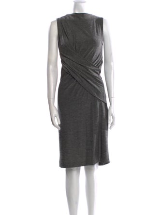 T by Alexander Wang Scoop Neck Knee-Length Dress