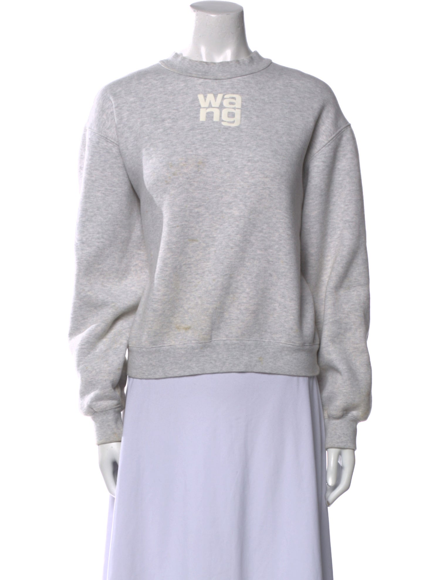 T by Alexander Wang Graphic Print Crew Neck Sweatshirt