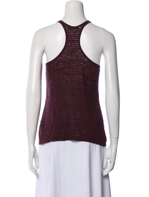 T by Alexander Wang Linen Striped Top