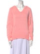 T by Alexander Wang V-Neck Long Sleeve Sweatshirt