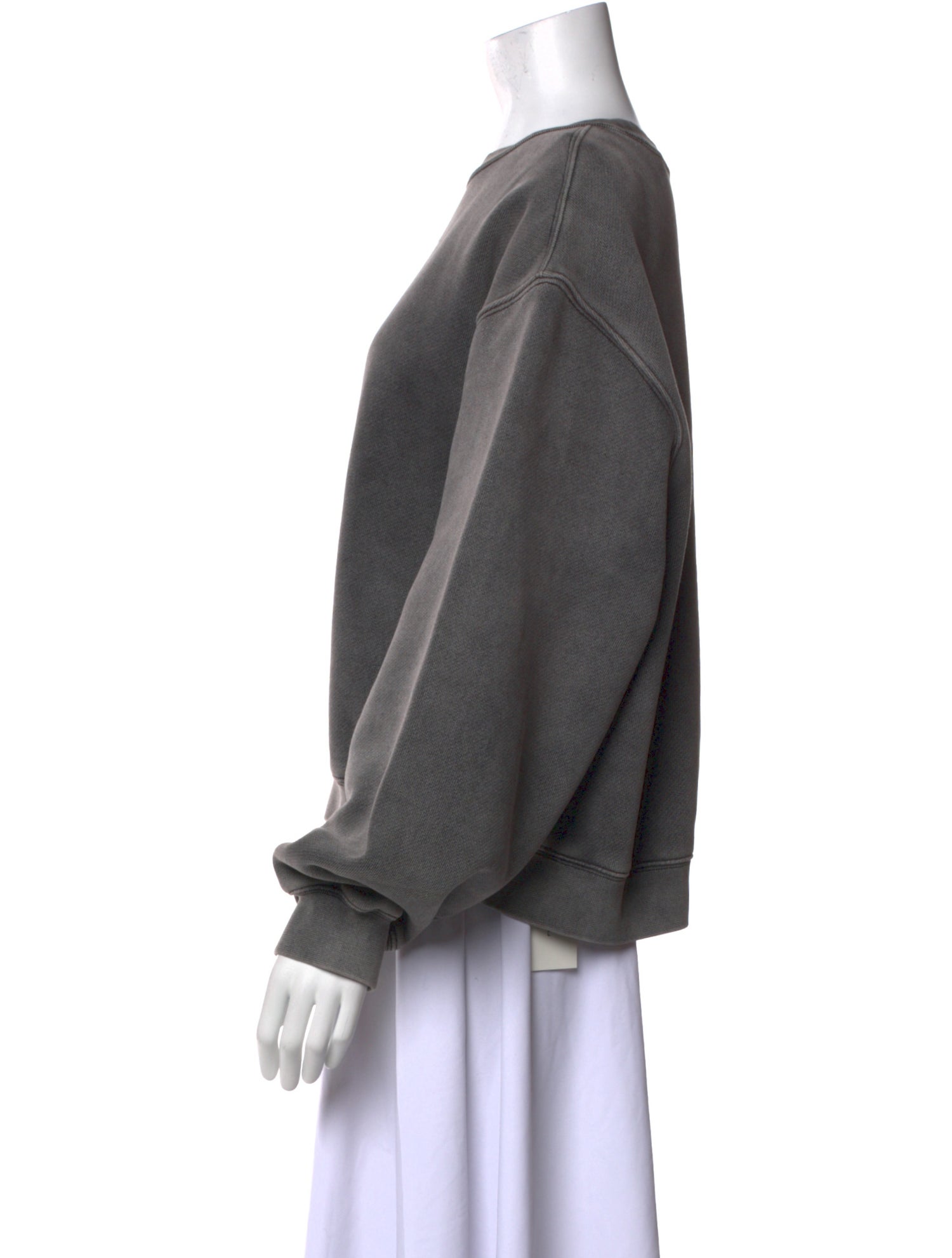 T by Alexander Wang Graphic Print Crew Neck Sweatshirt