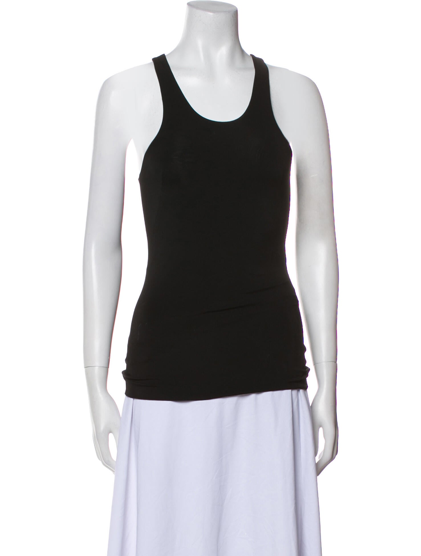 T by Alexander Wang Scoop Neck Sleeveless Top