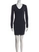 T by Alexander Wang Scoop Neck Mini Dress