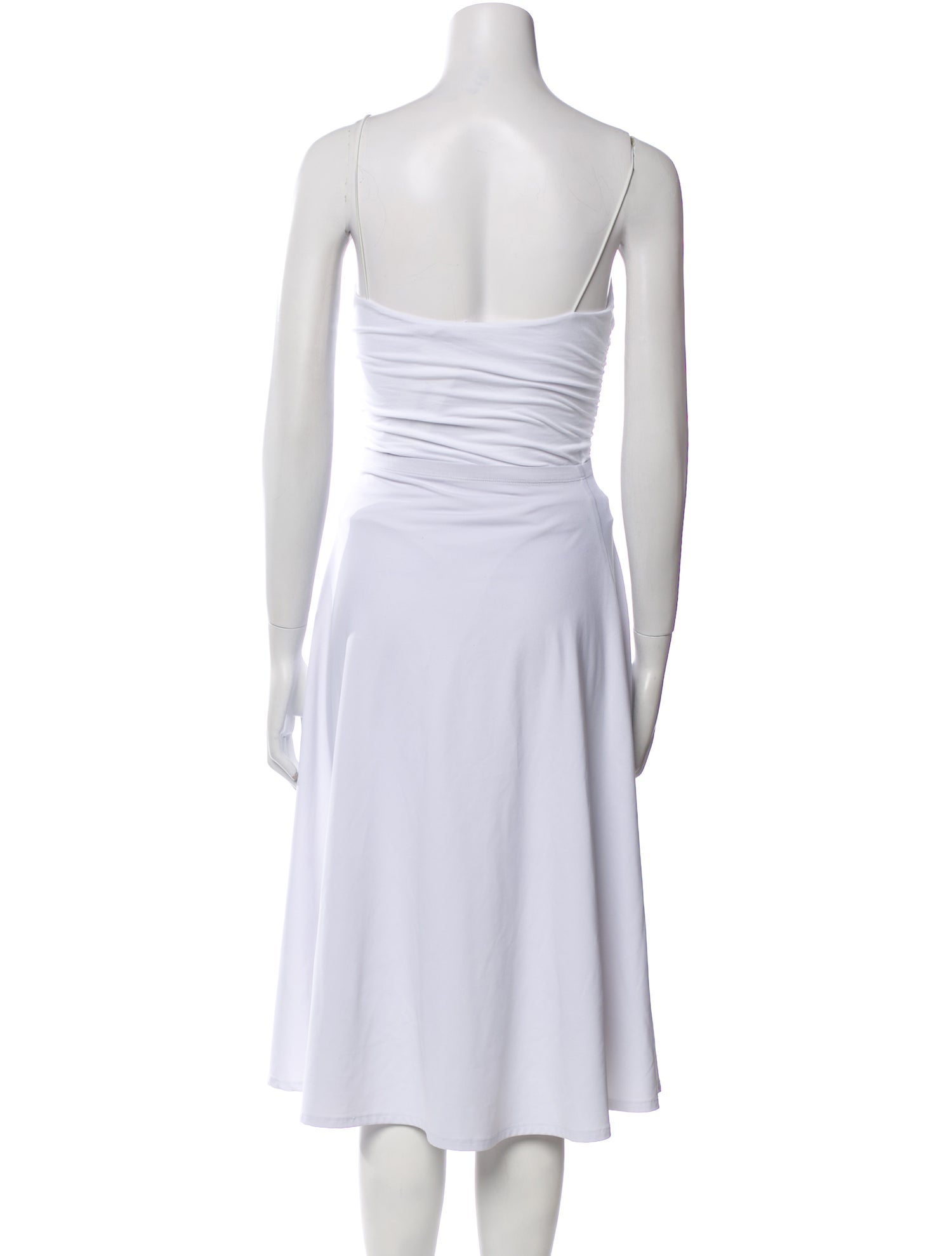 T by Alexander Wang Square Neckline Sleeveless Crop Top