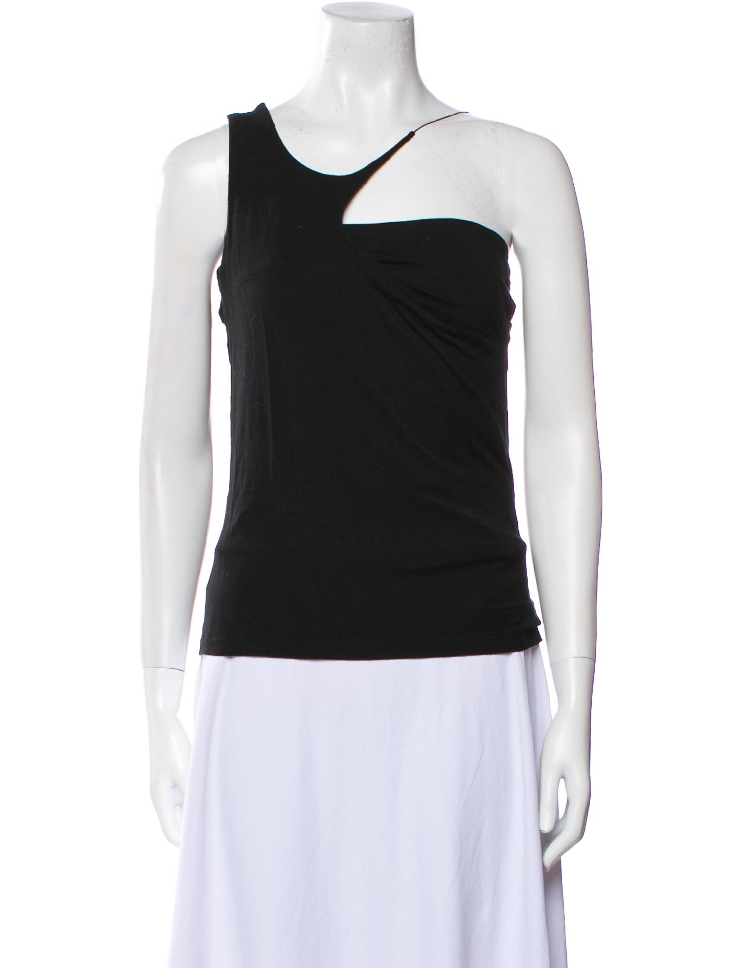 T by Alexander Wang One-Shoulder Sleeveless Top
