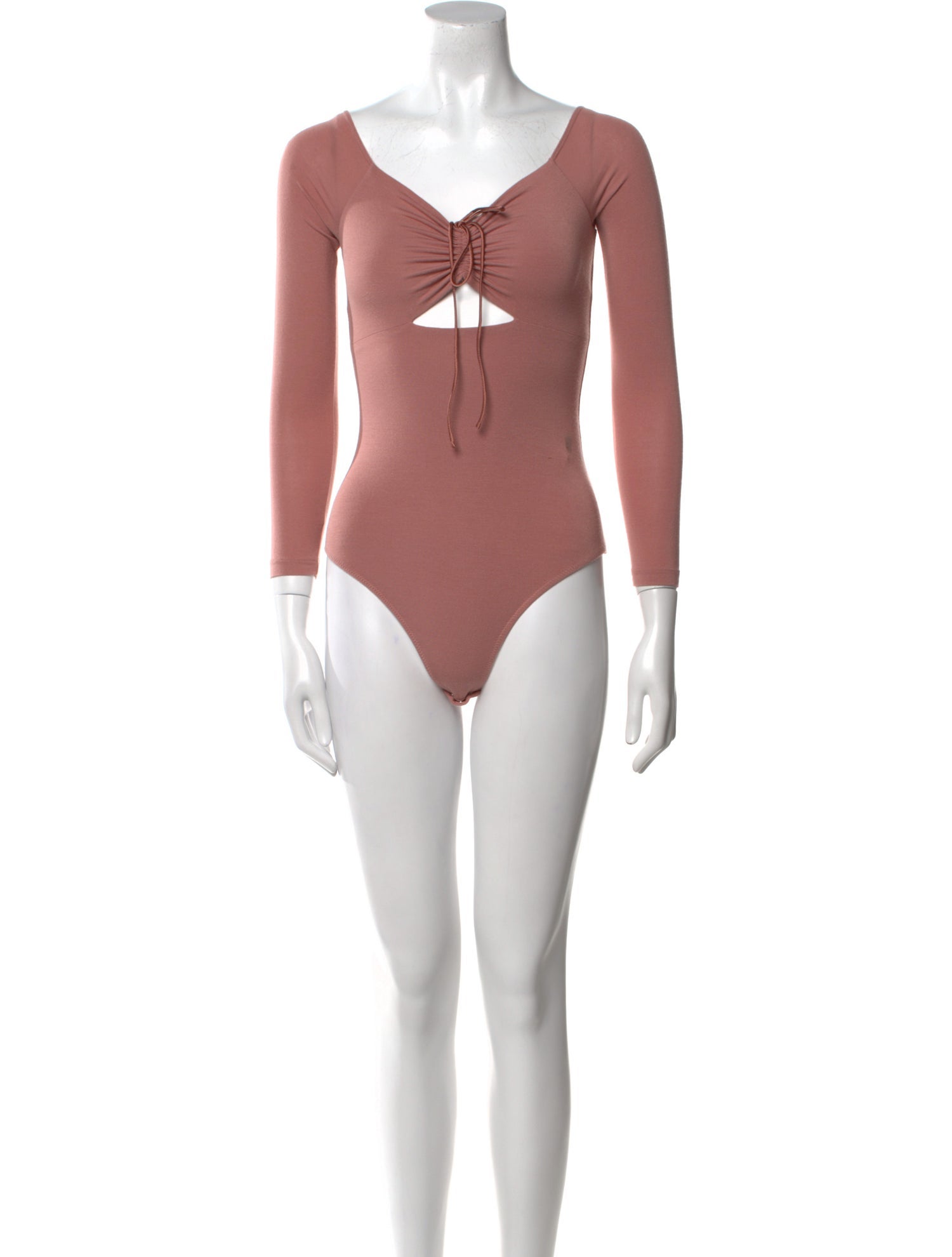 T by Alexander Wang V-Neck Long Sleeve Bodysuit