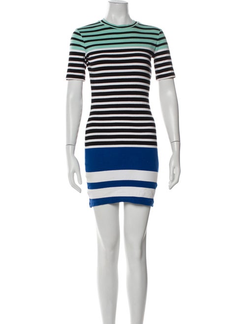 T by Alexander Wang Striped Mini Dress