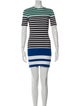T by Alexander Wang Striped Mini Dress