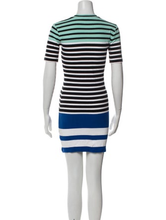 T by Alexander Wang Striped Mini Dress