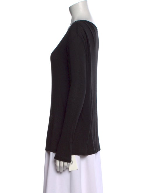 T by Alexander Wang Scoop Neck Long Sleeve T-Shirt