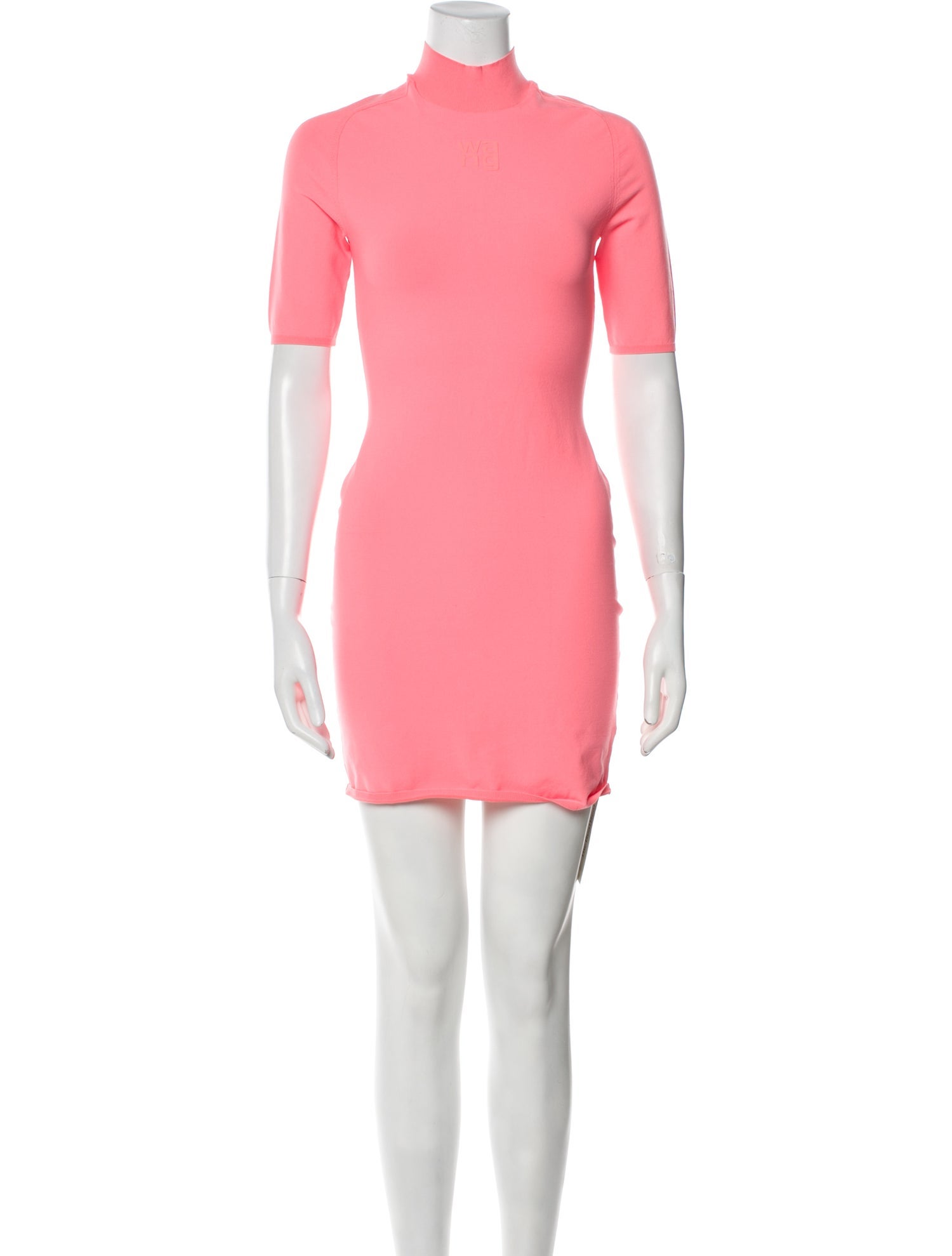 T by Alexander Wang Mock Neck Mini Dress