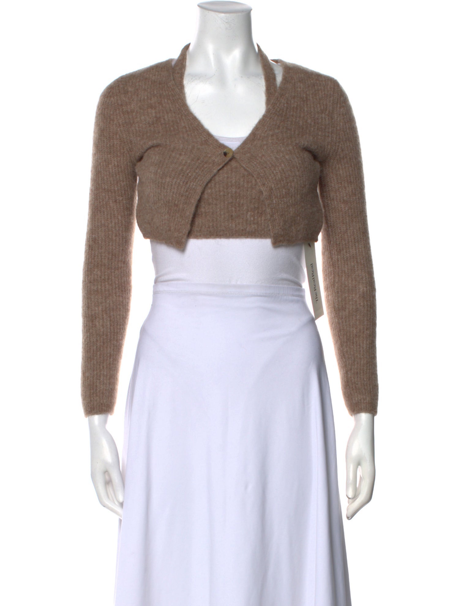 T by Alexander Wang Alpaca V-Neck Sweater