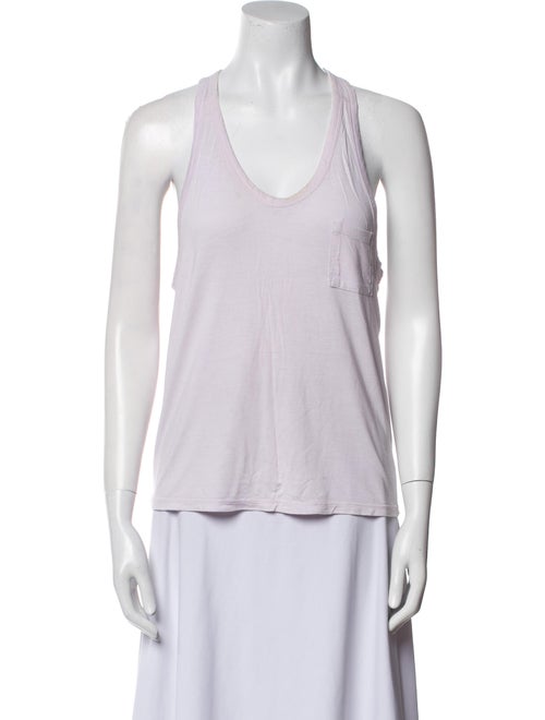 T by Alexander Wang Scoop Neck Sleeveless Top