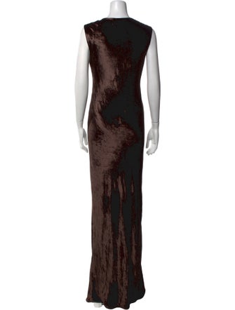 T by Alexander Wang Scoop Neck Long Dress