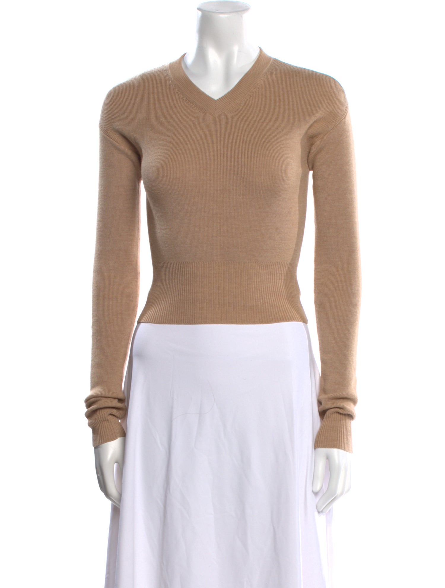 T by Alexander Wang Merino Wool V-Neck Sweater