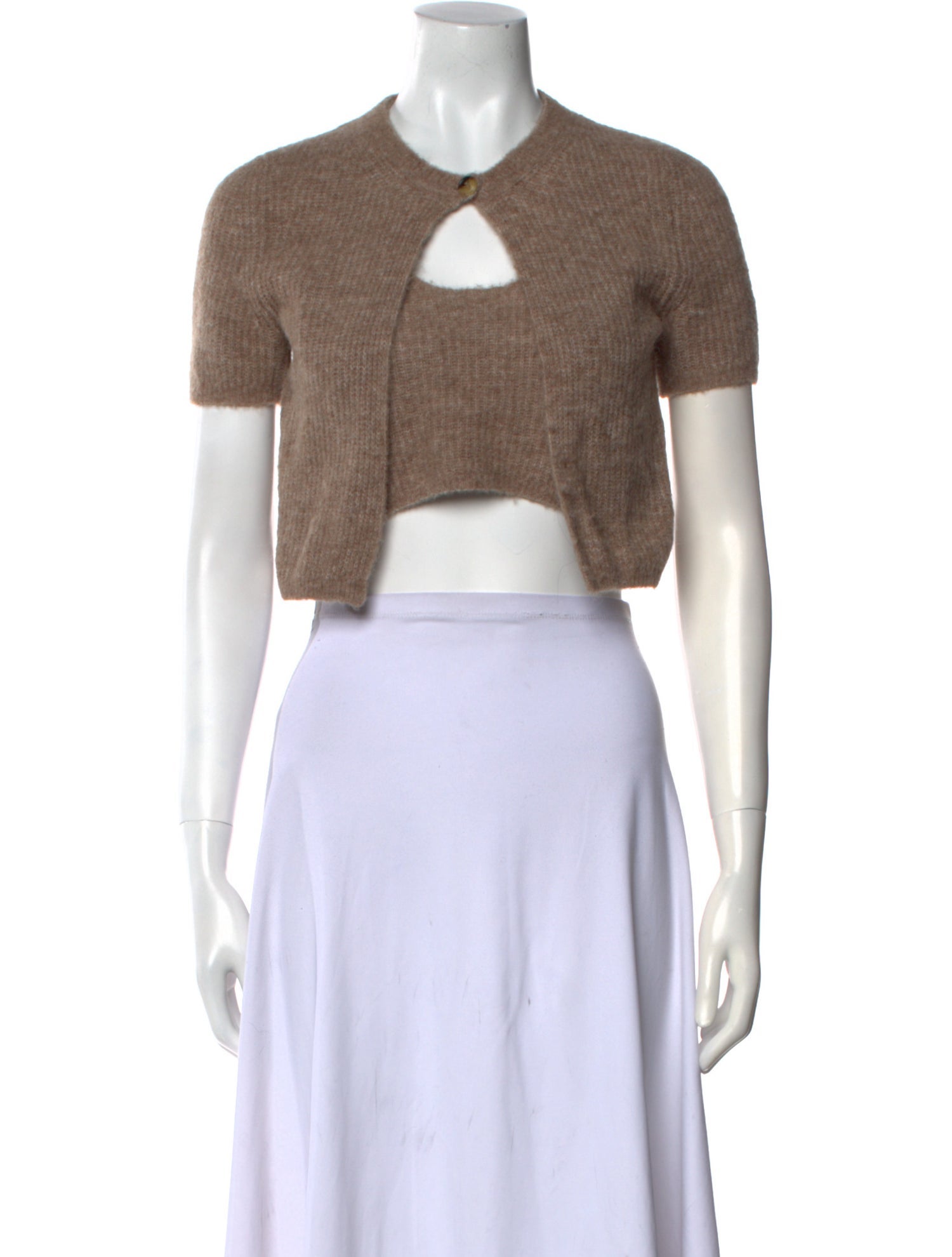 T by Alexander Wang Alpaca Crew Neck Sweater