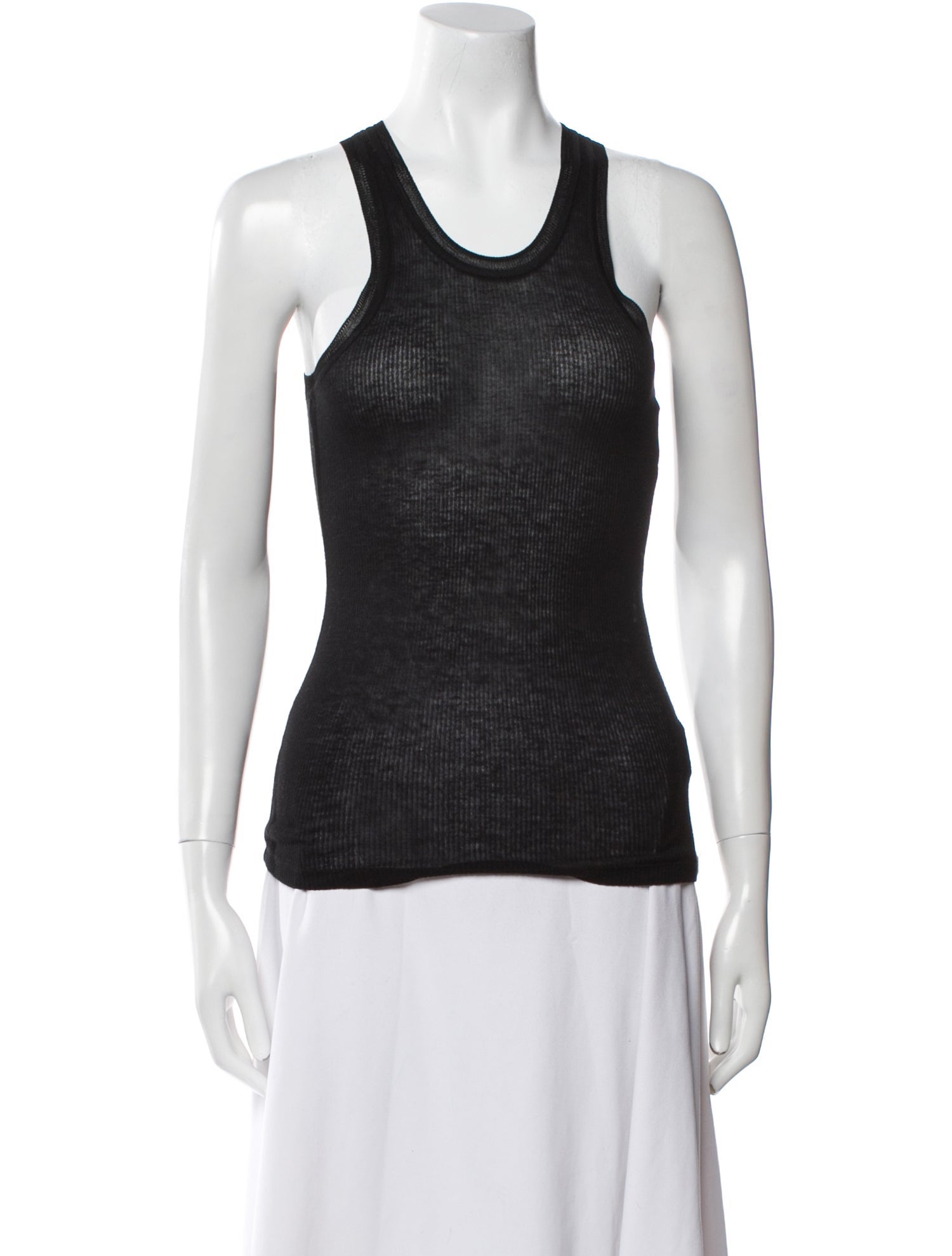 T by Alexander Wang Scoop Neck Sleeveless Top