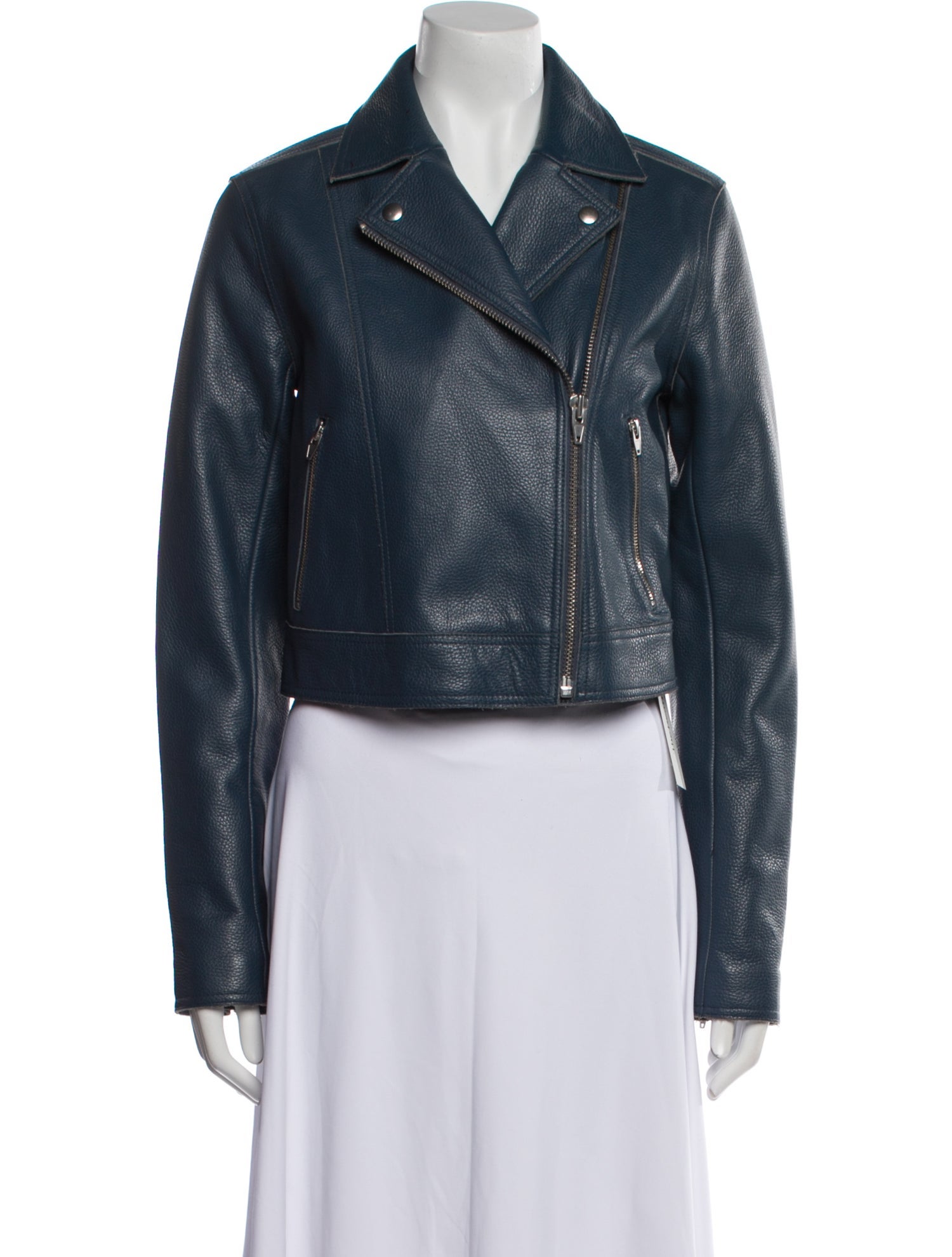 T by Alexander Wang Leather Biker Jacket