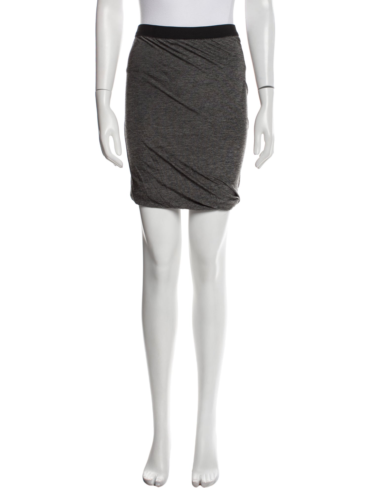 T by Alexander Wang Ruffle Embellishment Mini Skirt