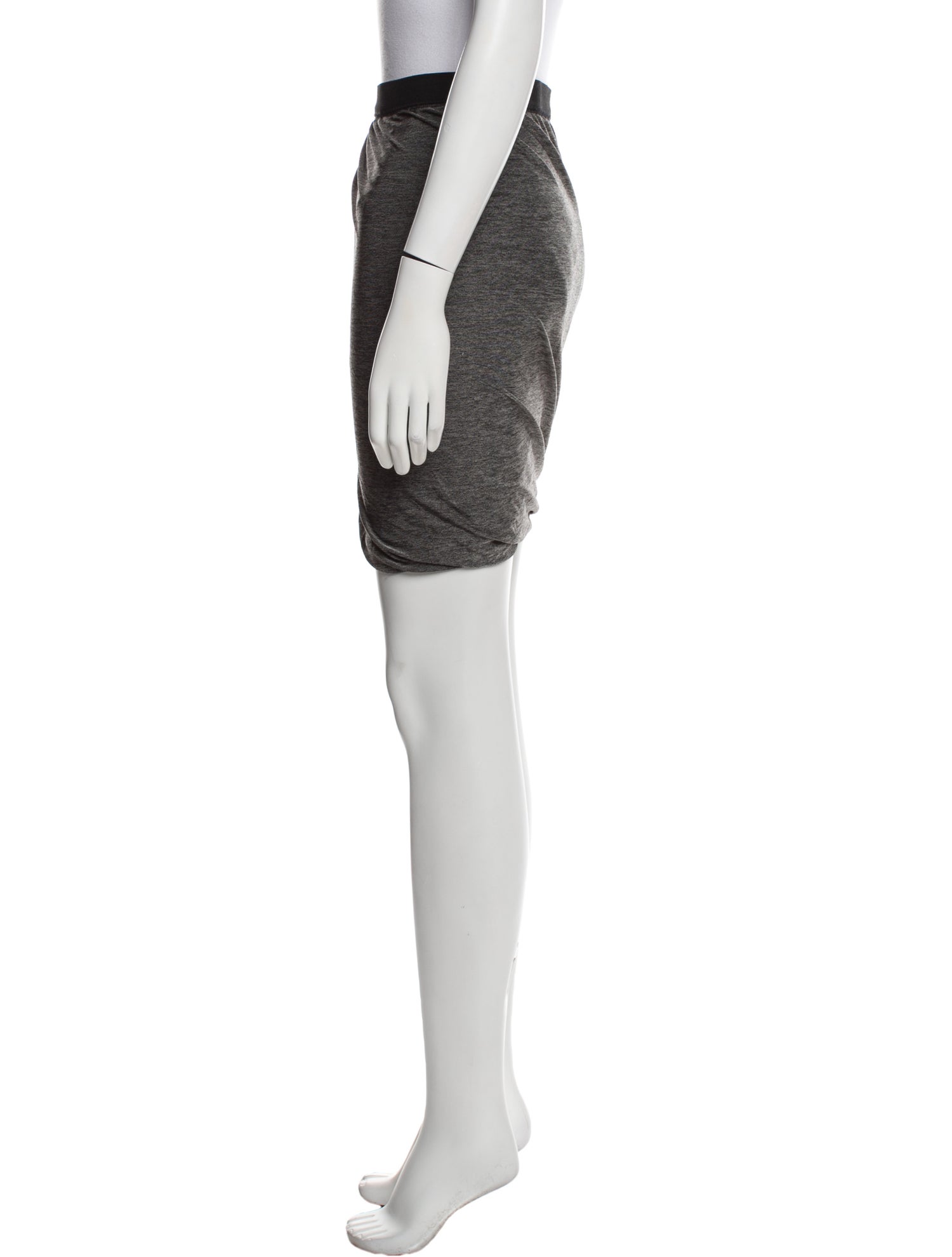 T by Alexander Wang Ruffle Embellishment Mini Skirt