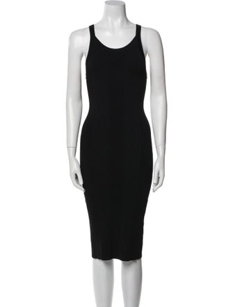 T by Alexander Wang Scoop Neck Knee-Length Dress