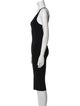 T by Alexander Wang Scoop Neck Knee-Length Dress