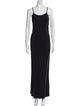 T by Alexander Wang Scoop Neck Long Dress