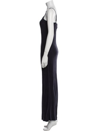 T by Alexander Wang Scoop Neck Long Dress