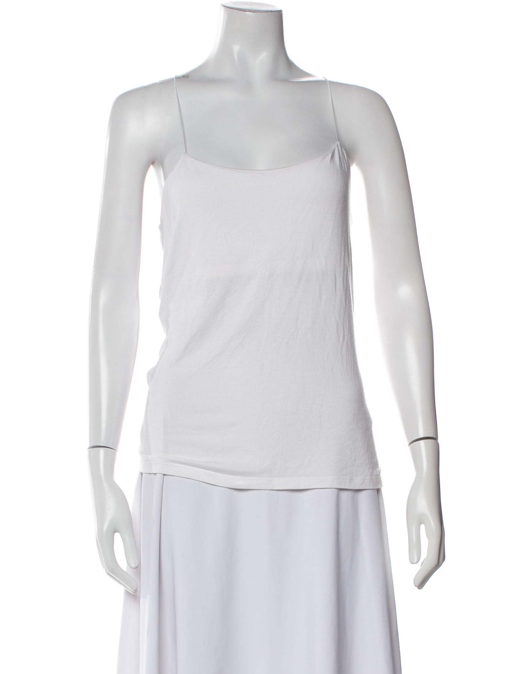 T by Alexander Wang Square Neckline Sleeveless Top