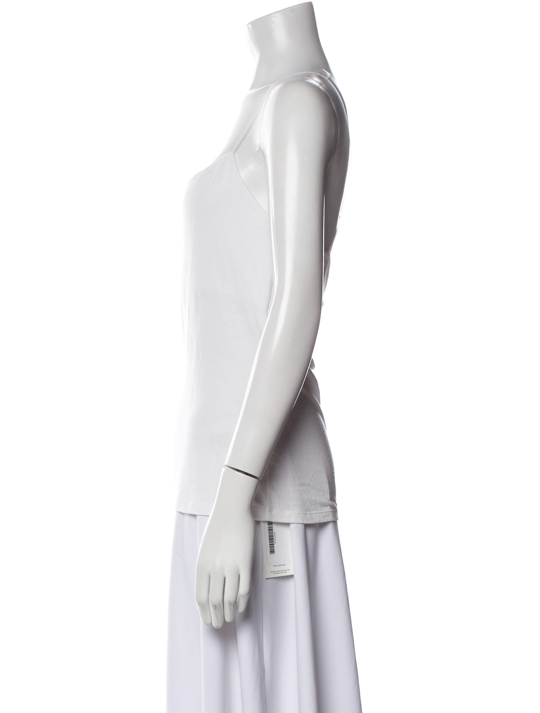 T by Alexander Wang Square Neckline Sleeveless Top