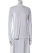 T by Alexander Wang Bateau Neckline Long Sleeve Top