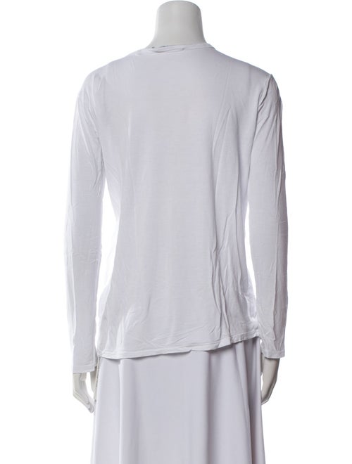 T by Alexander Wang Bateau Neckline Long Sleeve Top