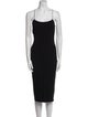 T by Alexander Wang Square Neckline Midi Length Dress