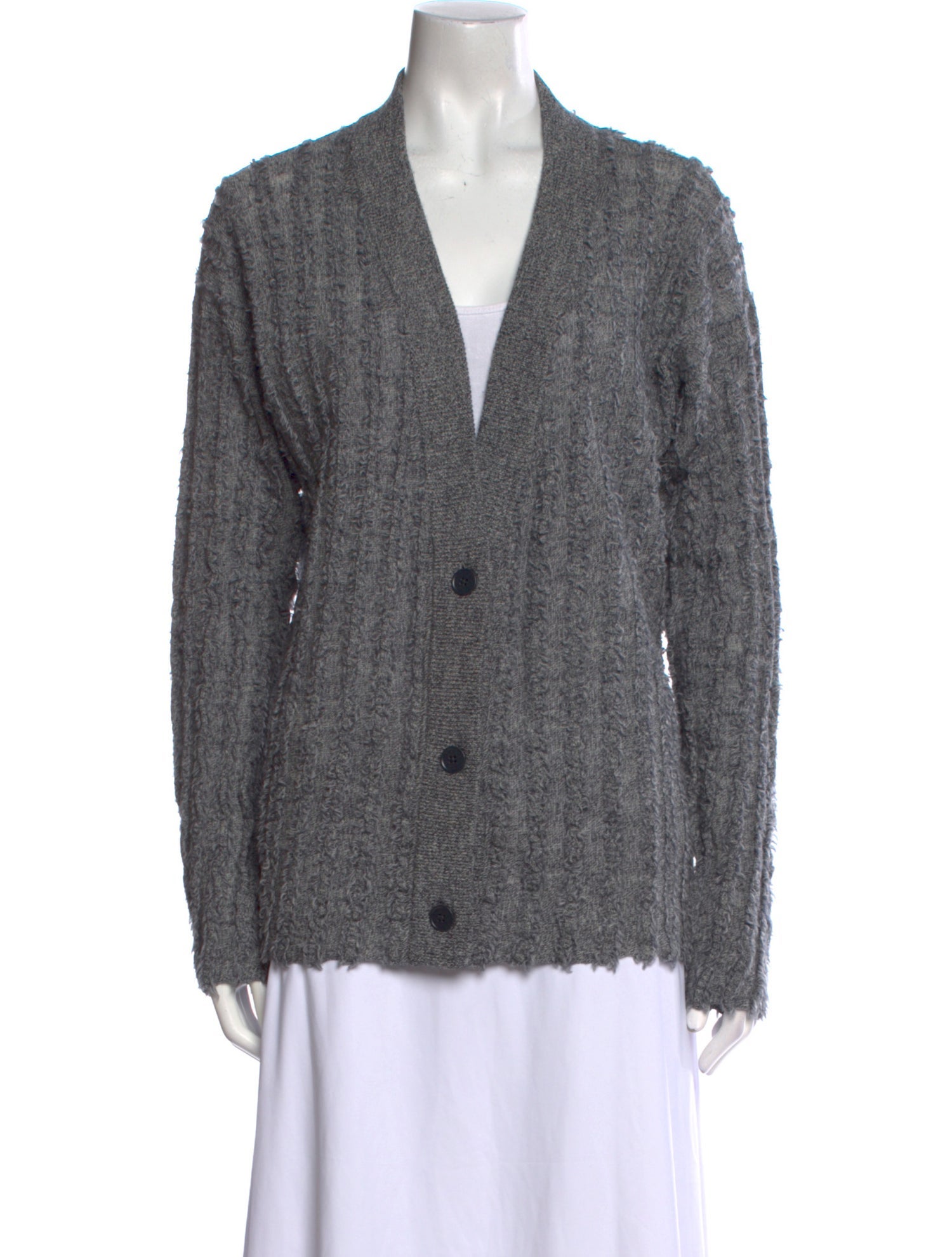 T by Alexander Wang Merino Wool V-Neck Sweater