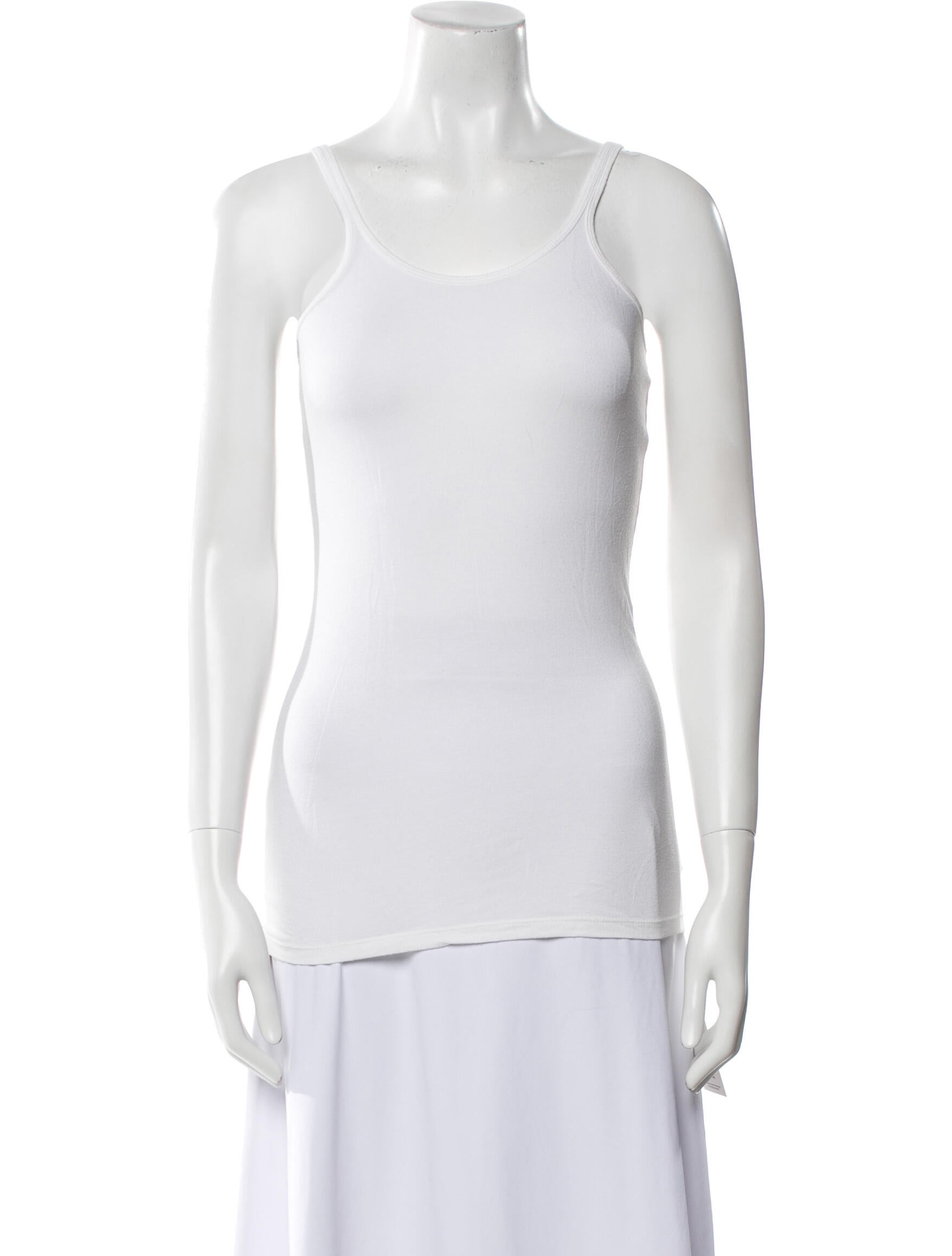 T by Alexander Wang Scoop Neck Sleeveless Top