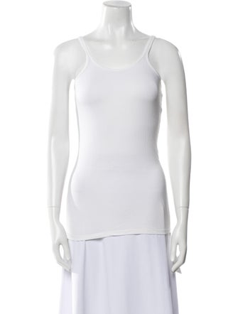 T by Alexander Wang Scoop Neck Sleeveless Top
