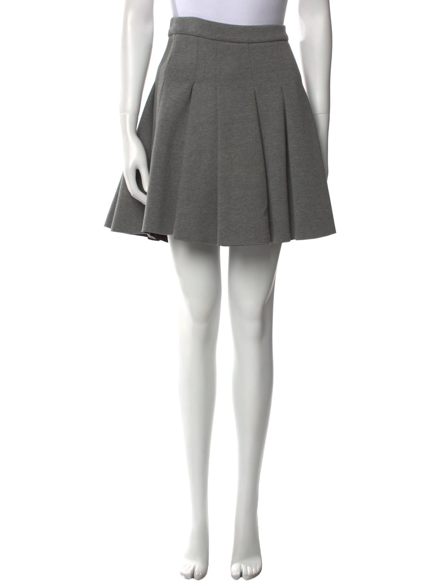 T by Alexander Wang Pleated Accents Mini Skirt