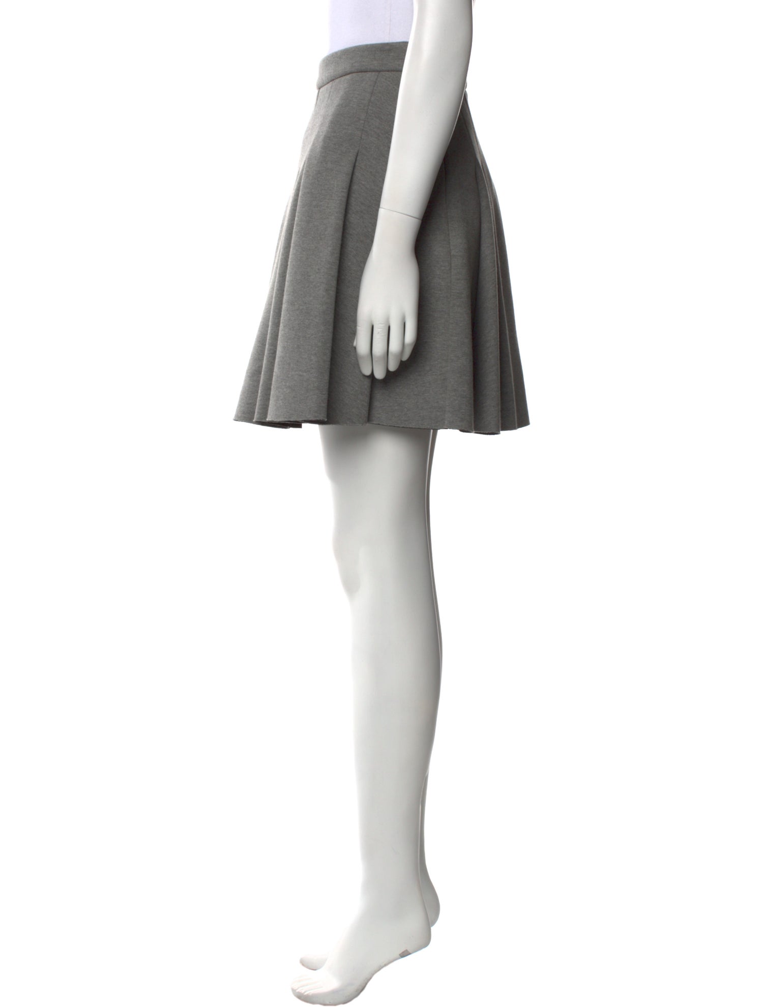 T by Alexander Wang Pleated Accents Mini Skirt