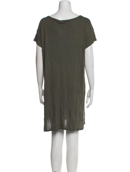 T by Alexander Wang Bateau Neckline Mini Dress