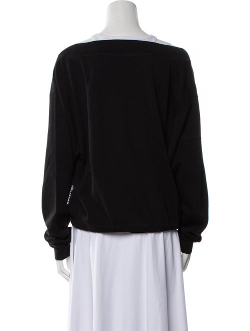 T by Alexander Wang Merino Wool V-Neck Sweatshirt