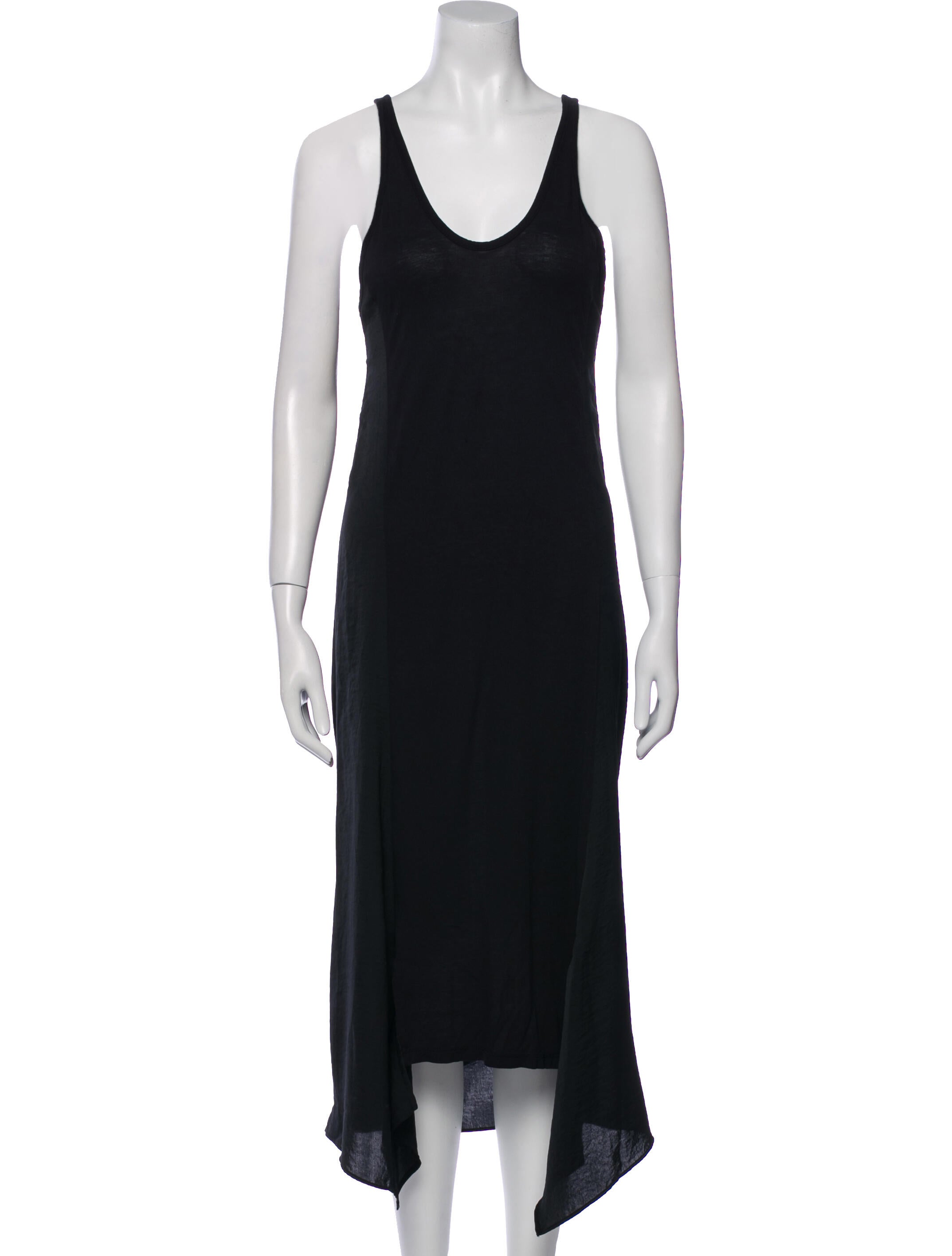 T by Alexander Wang Scoop Neck Long Dress