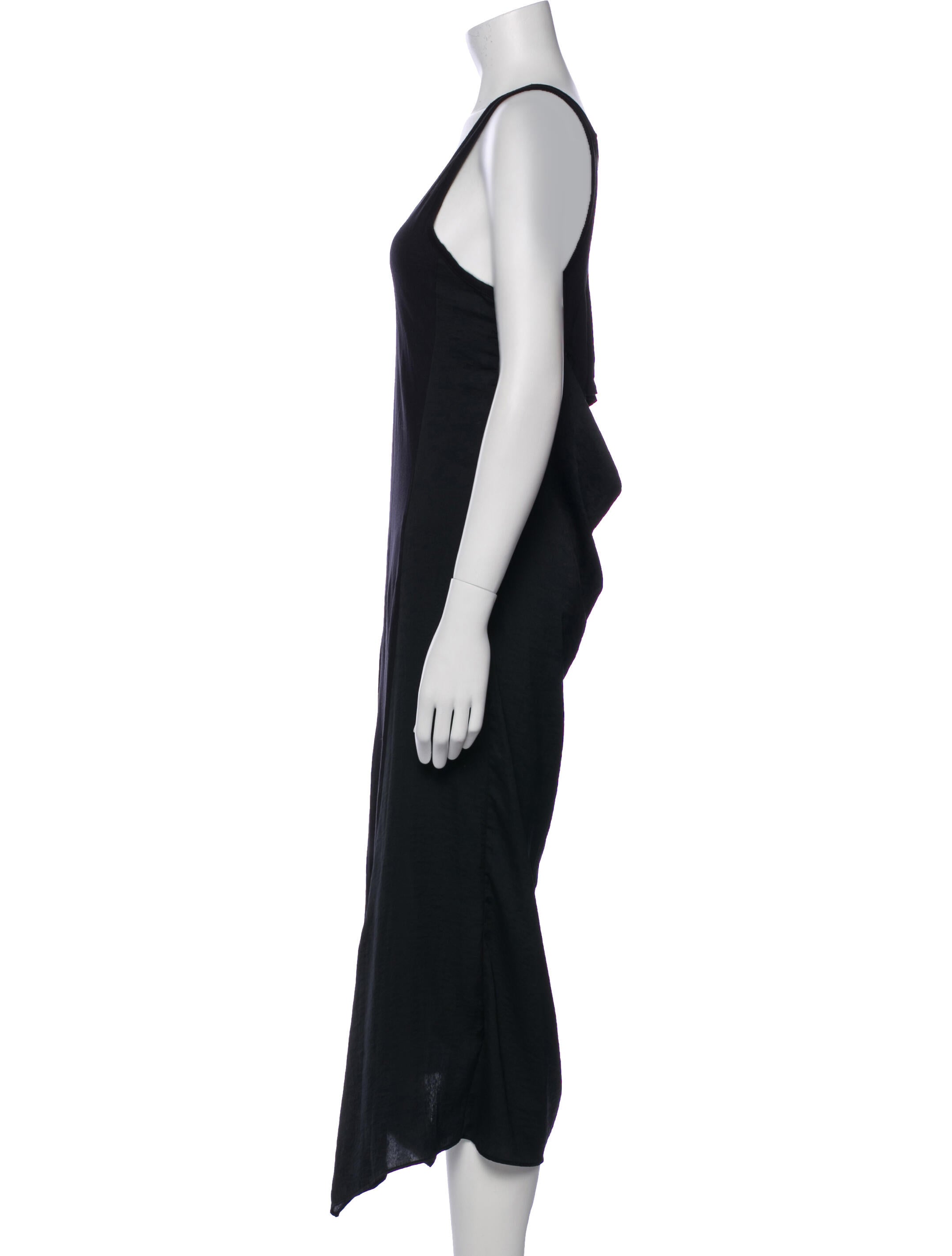 T by Alexander Wang Scoop Neck Long Dress