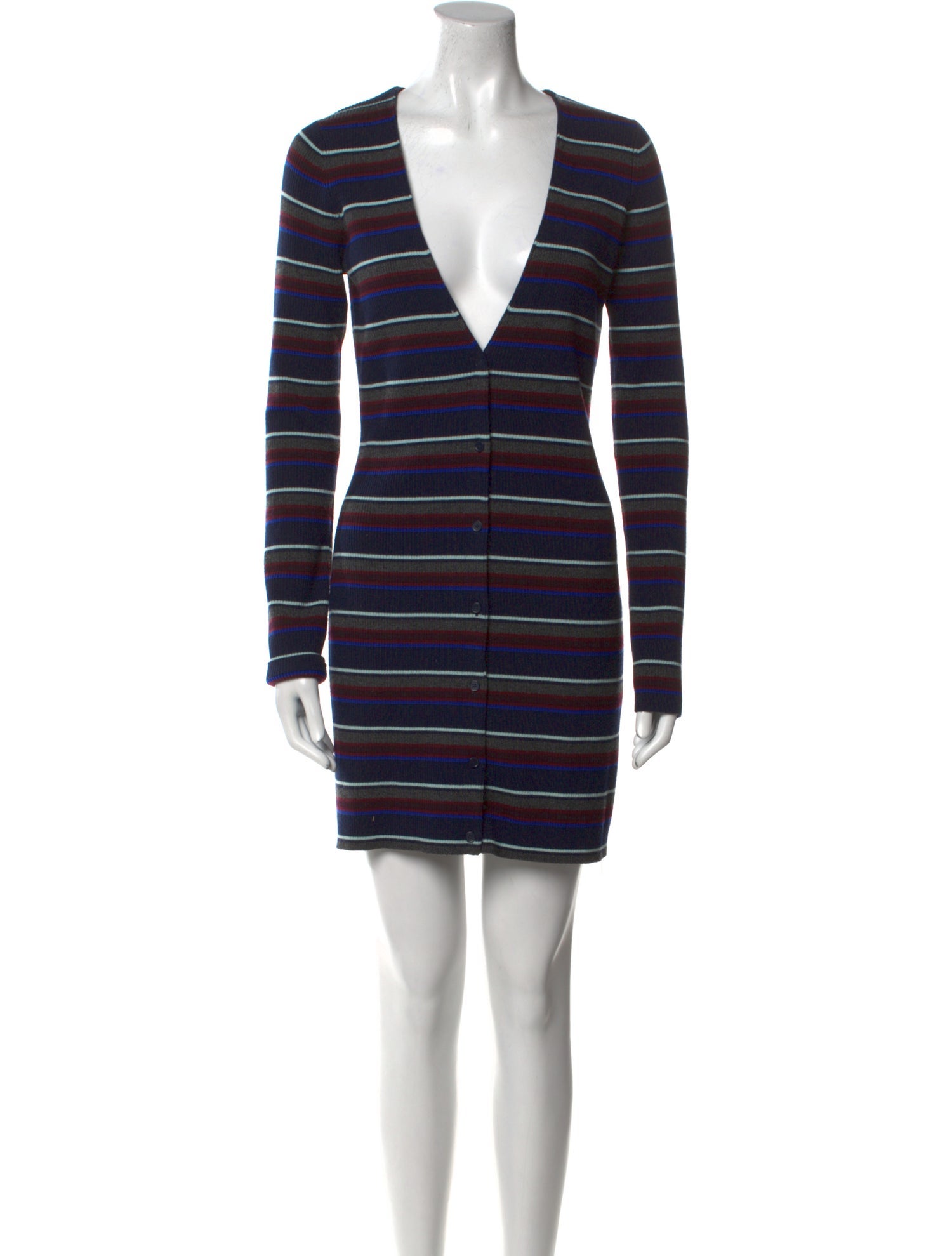 T by Alexander Wang Merino Wool Striped Sweater