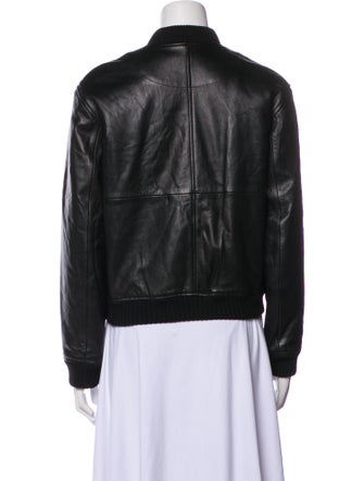T by Alexander Wang Leather Bomber Jacket