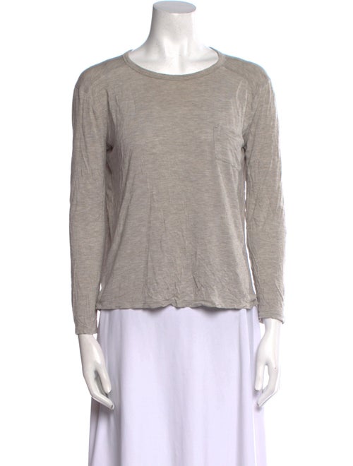 T by Alexander Wang Bateau Neckline Long Sleeve Top